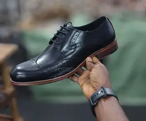 Classic Men's Leather Franco Banetti Wooden Sole Oxfords In Stock