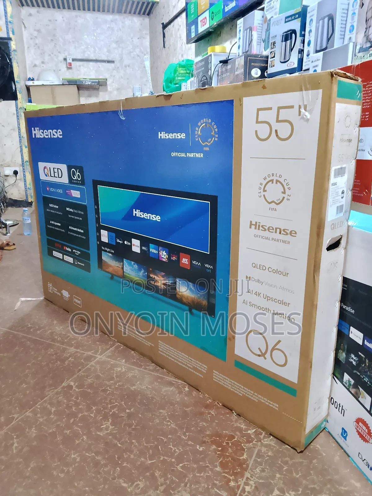 55 Inches Hisense Qled Uhd 