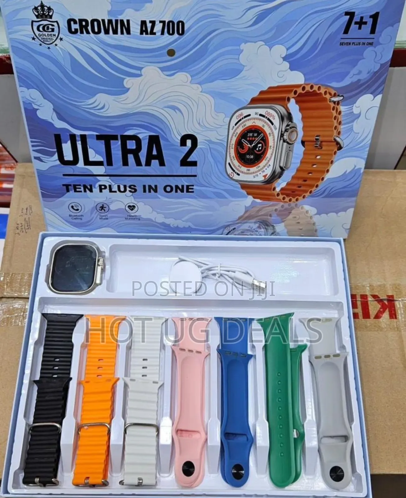 7 Straps Love Series Watch And Charger - Multicolor