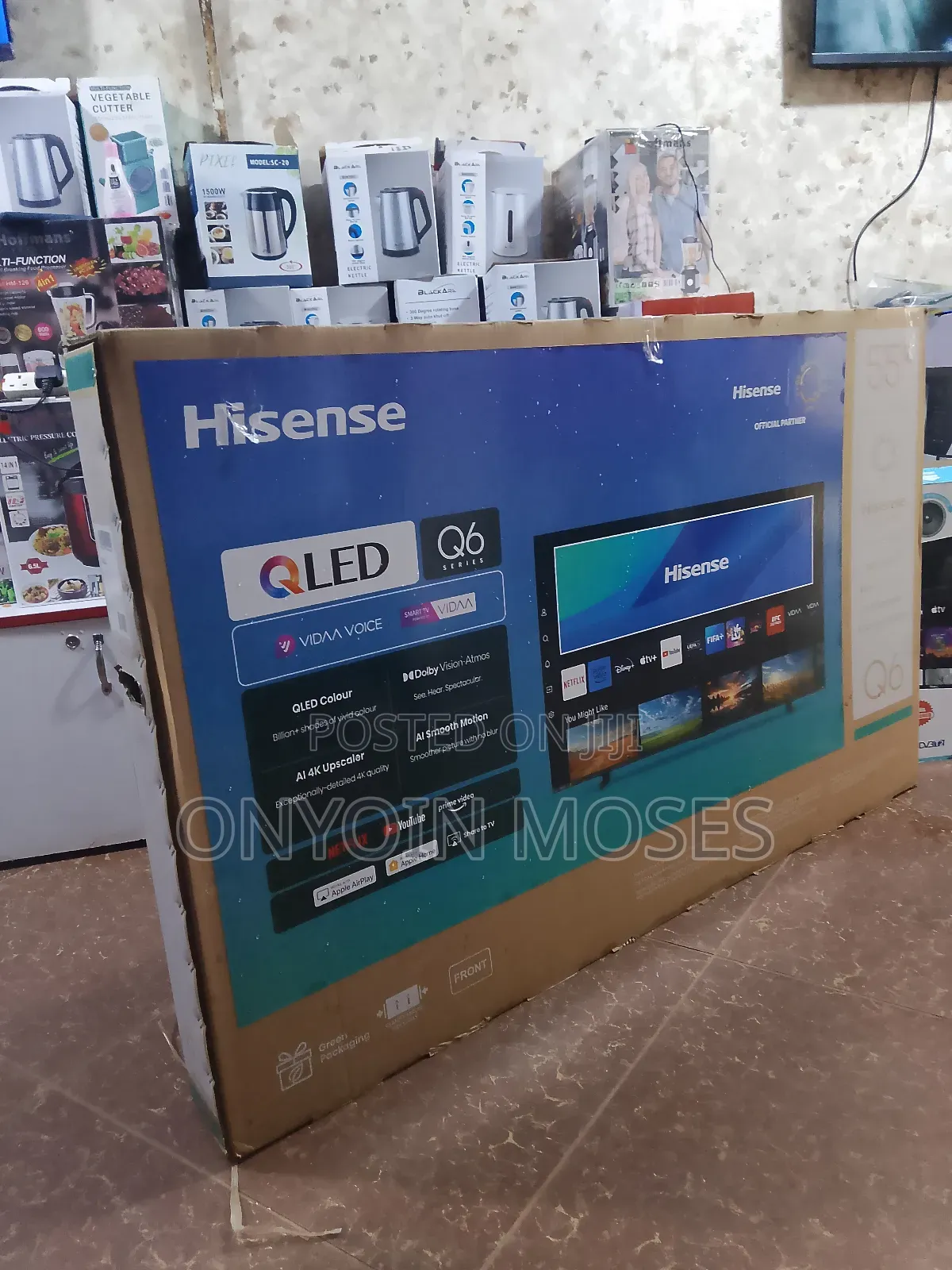 Q6 Hisense Qled Uhd Smart Tv 55inches