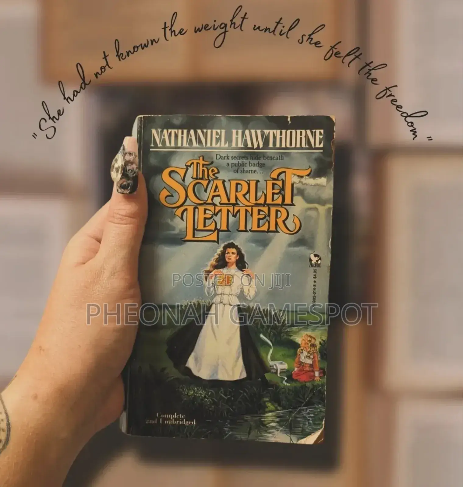The Scarlet Letter a Book by Hawthorne: Read and Stop Being Anyhow!