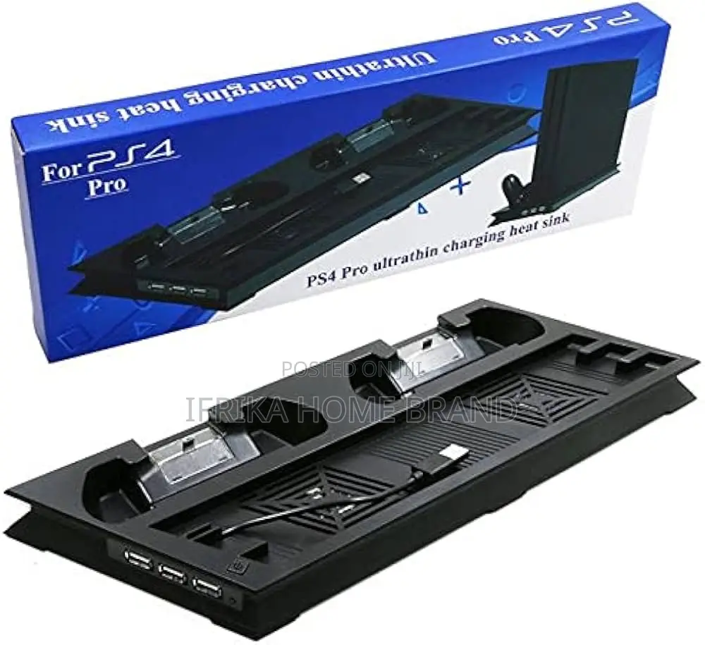 Charging Heat Cooling Sink Fan Vertical Stand for Sony Ps4 Pro