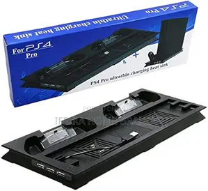 Charging Heat Cooling Sink Fan Vertical Stand for Sony Ps4 Pro