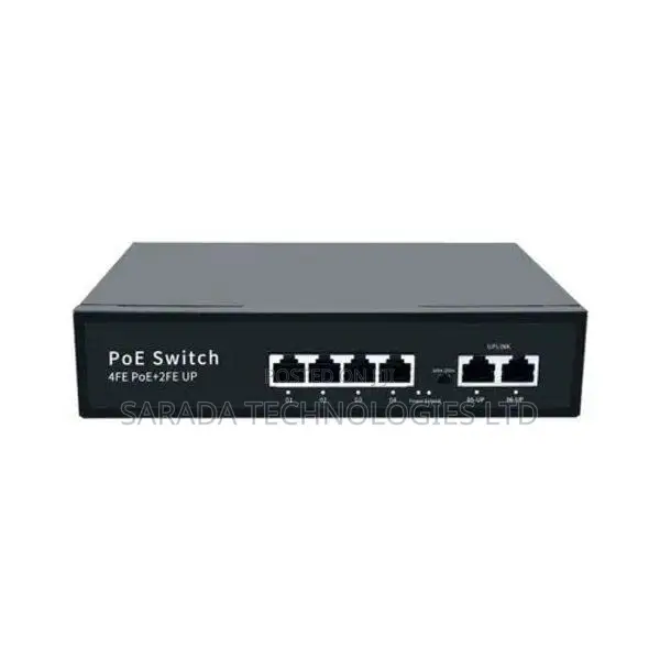 4 Port 10/100m + 2 Port 10/100m Poe Big Case