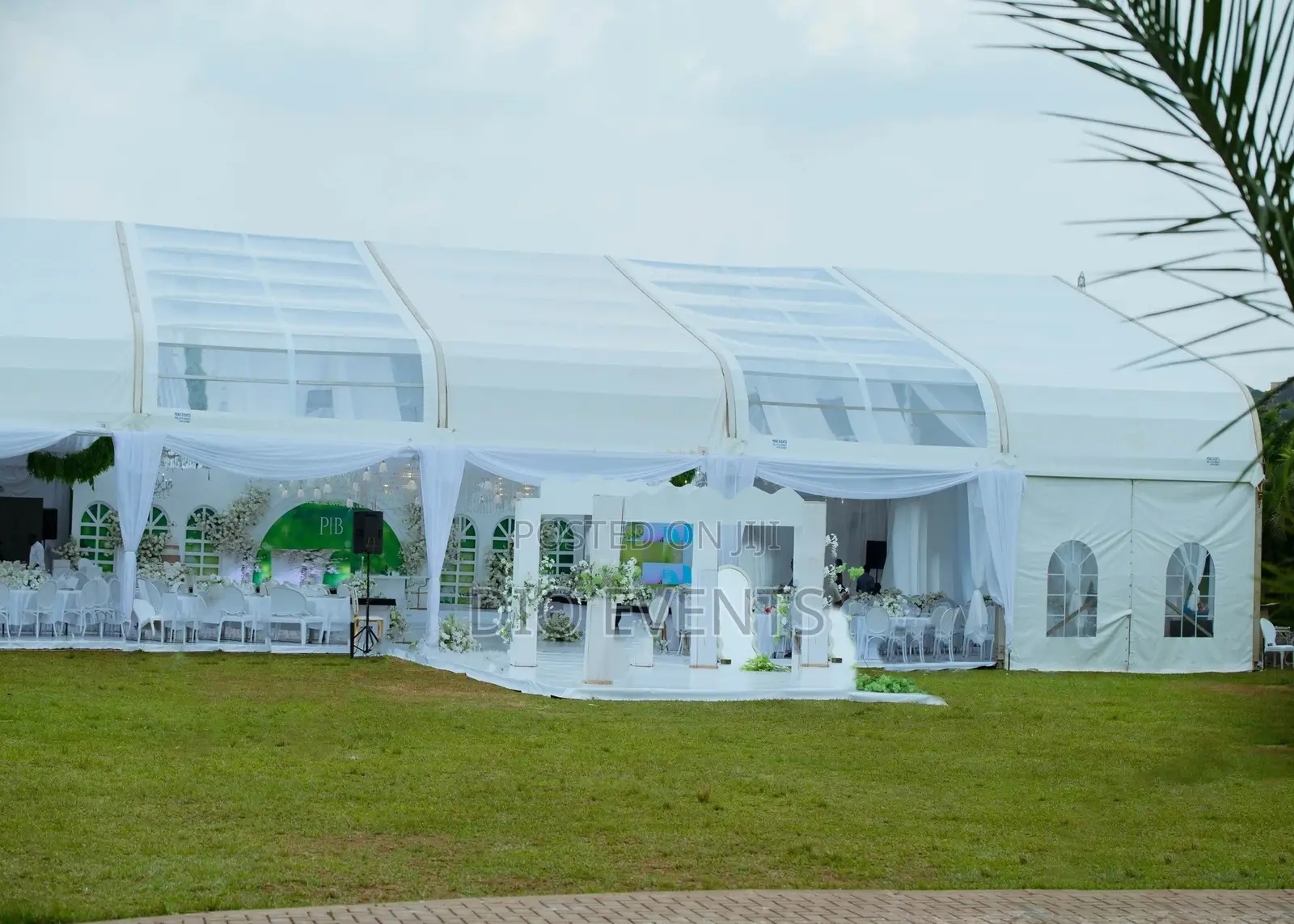 20x30 Partial Skyline Tent for Hire