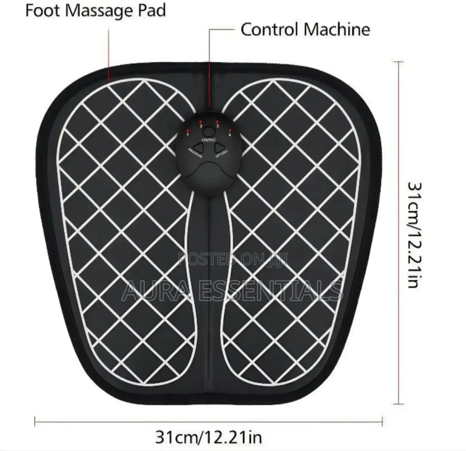 Unique Ems Foot Massager, Portable Electric Foot Massage Mat