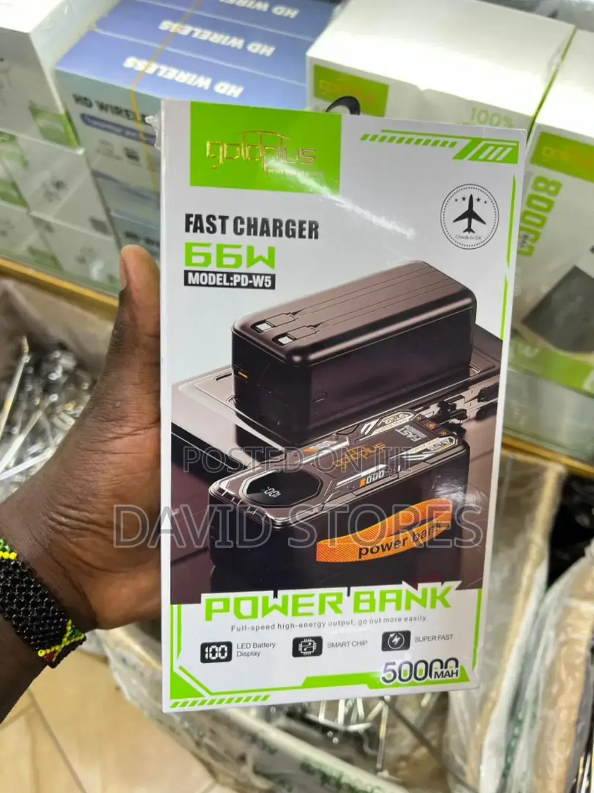 Goldplus 50000 Mah Power Bank – Model: Pd-W5