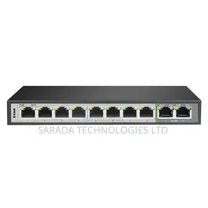 8 Port 10/100m + 2 Port 10/100m + 6kv Lightning Protection