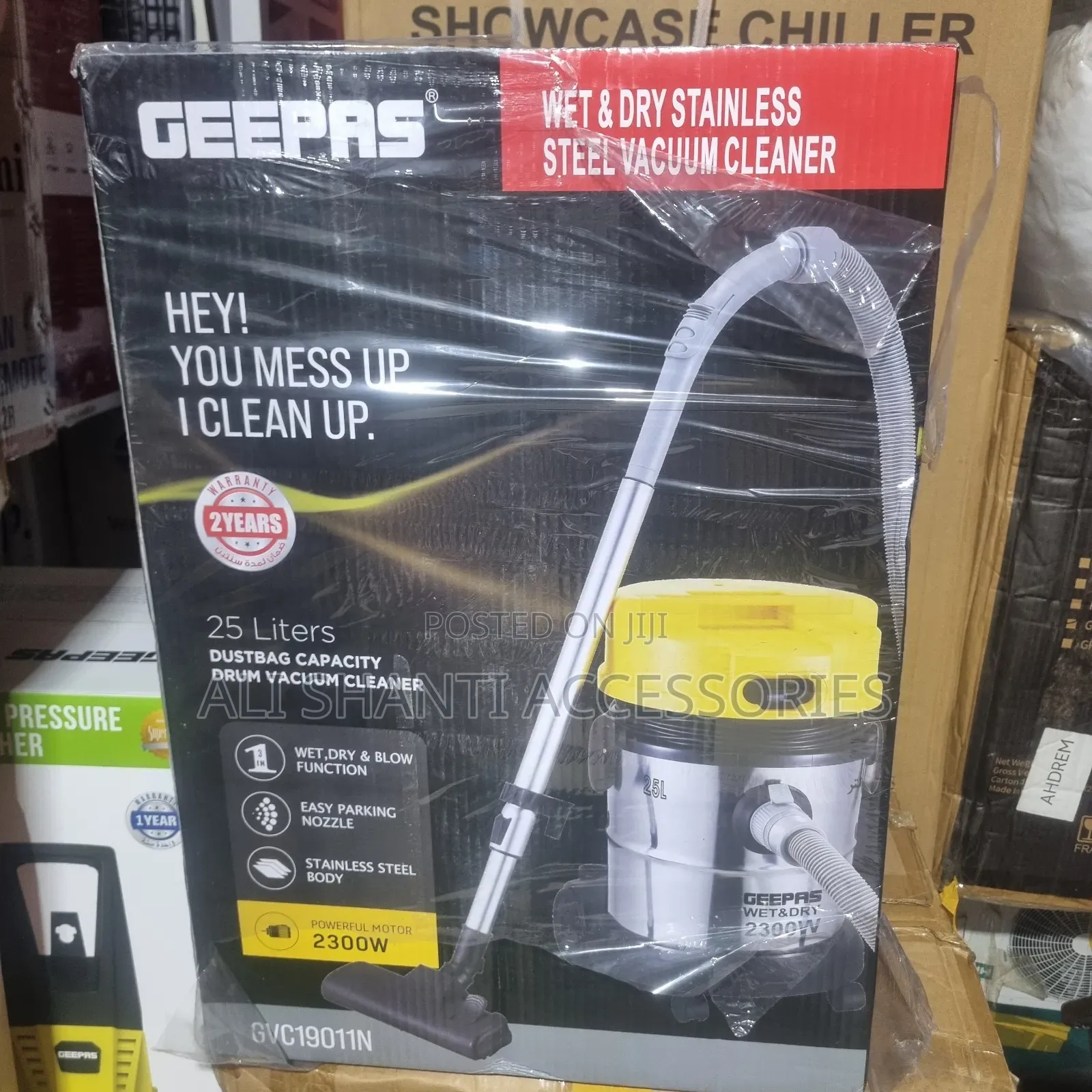 25l Geepas Wet and Dry Vacuum Cleaner