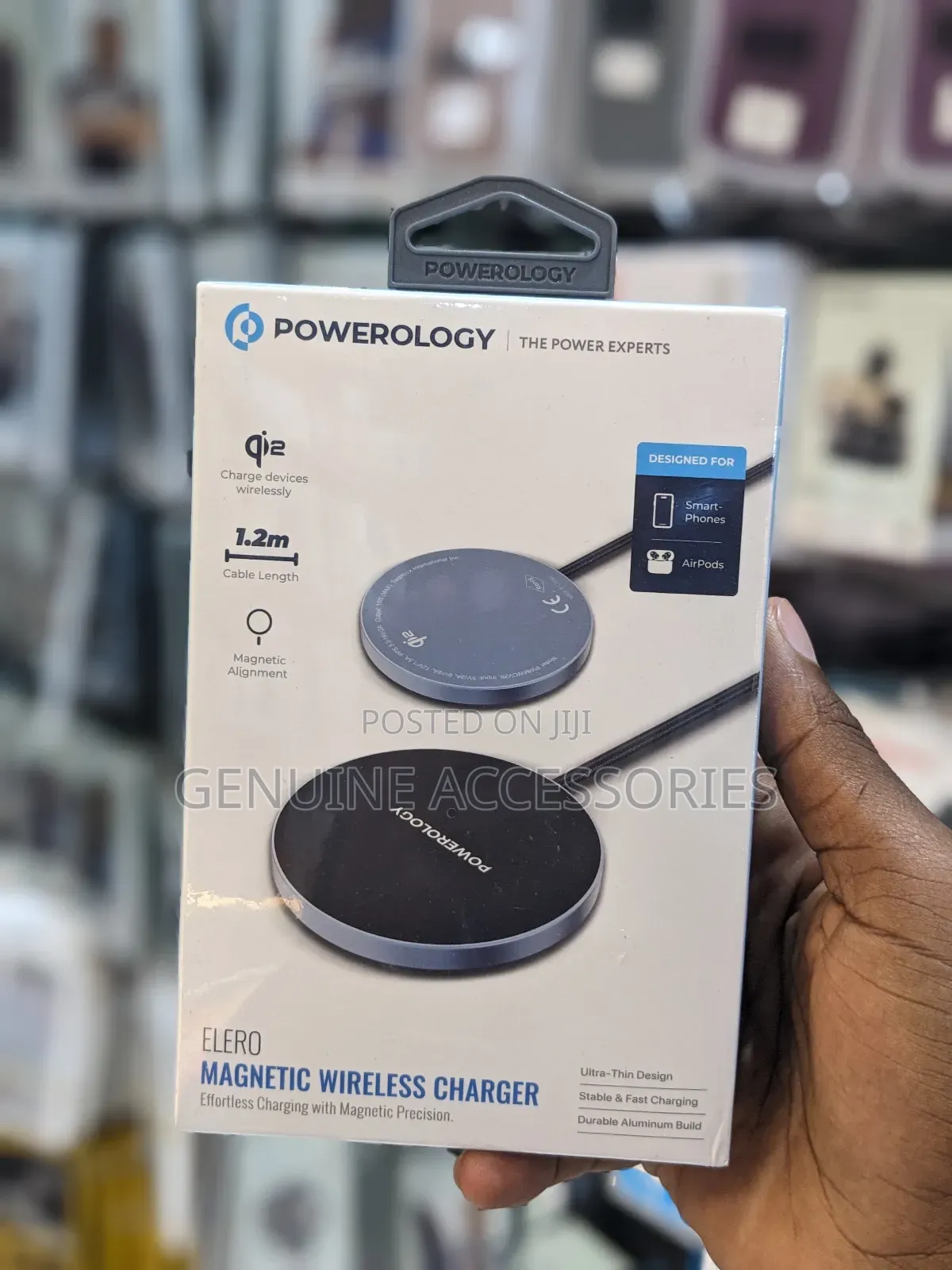 Powerlogy Magnetic Wireless Charger(1.2m)