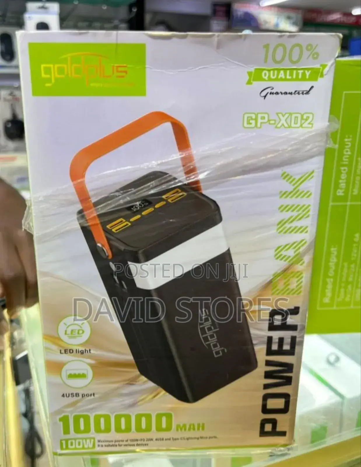 Goldplus 100000mah Ultra High-Capacity Power Bank