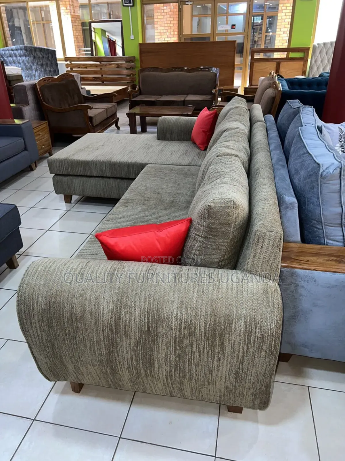 6 Seater High Density Sofa Set