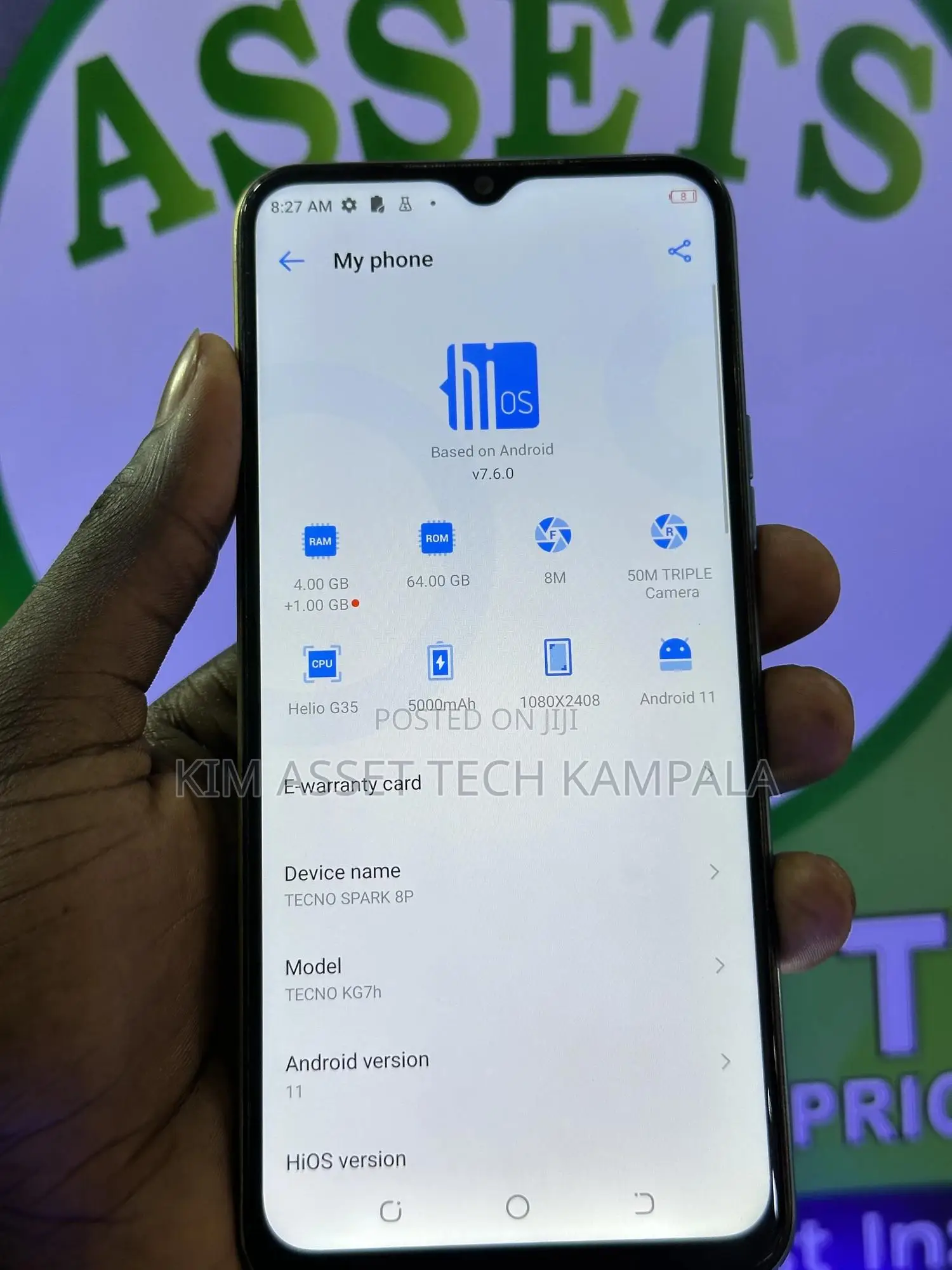 Tecno Spark 8P 64 GB Blue