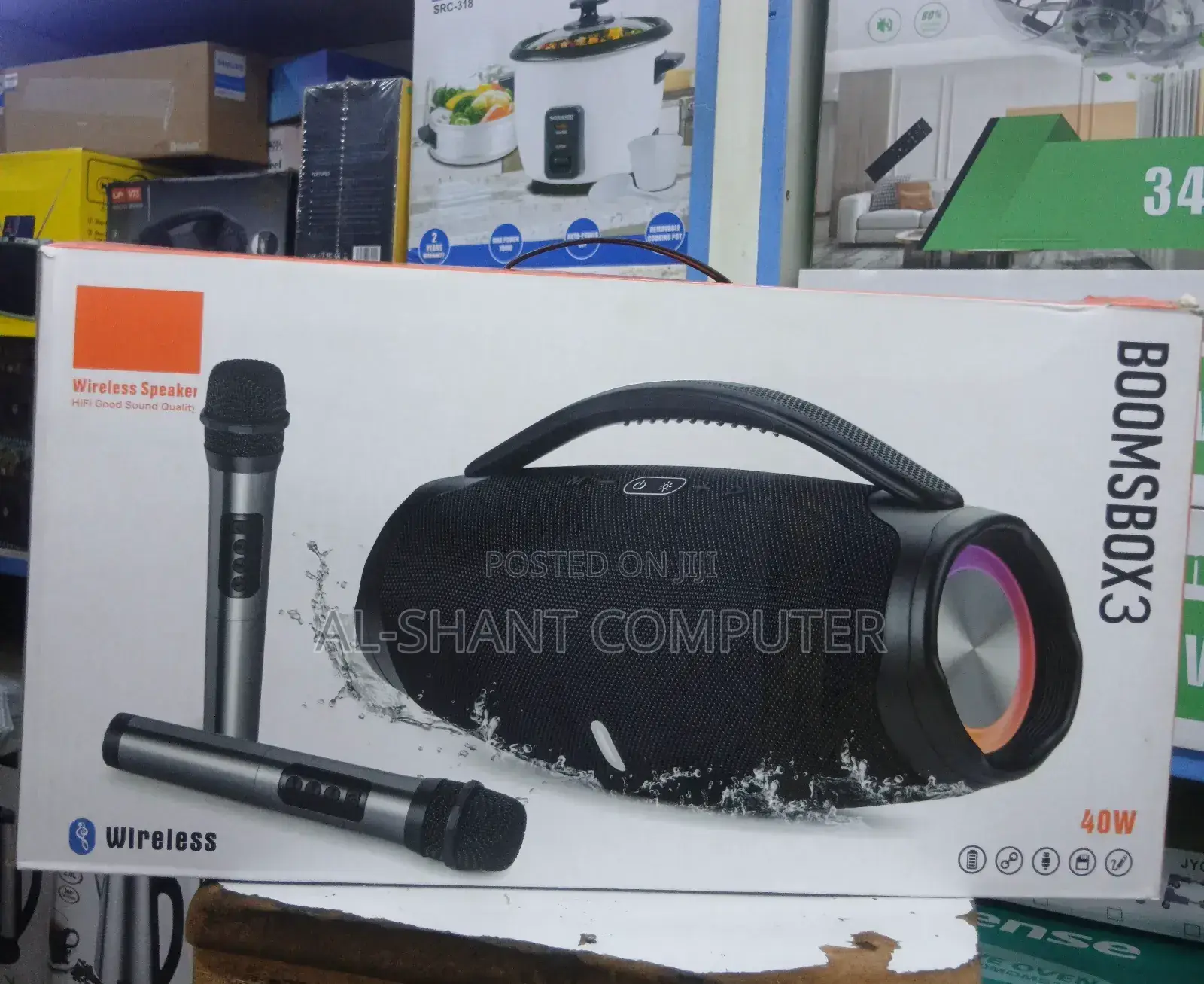 Boomsbox 3/Wireless Speaker With Microphones