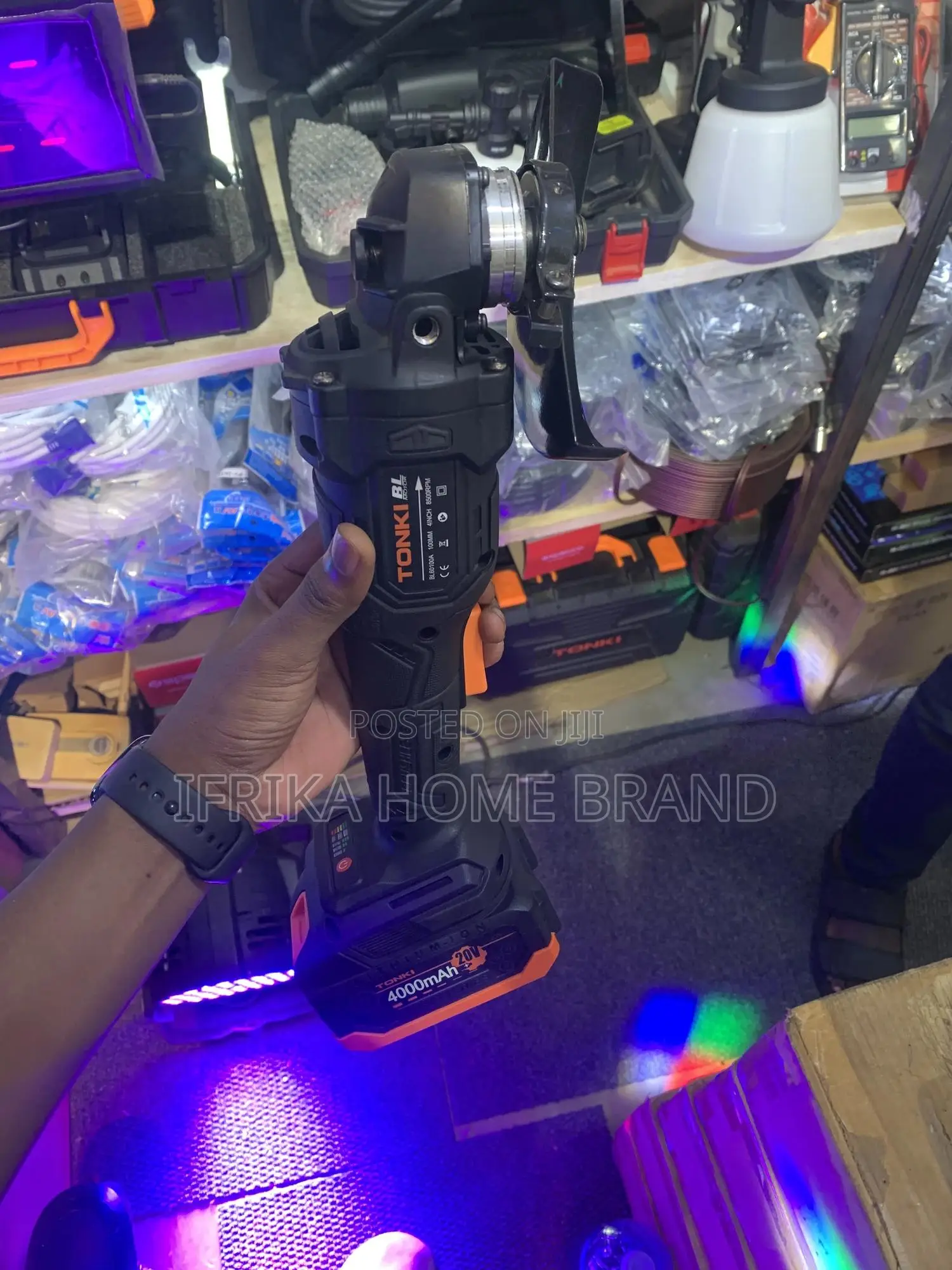Tonkli Bl 20v Cordless Angle Grinder.