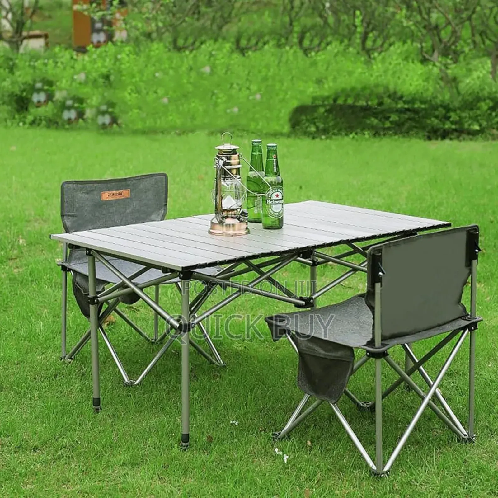 5pcs Portable Foldable Table and 4 Chairs Set