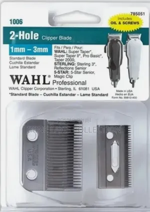 Wahl Super Taper Replacement Blade 2 Hole Clipper Blade.