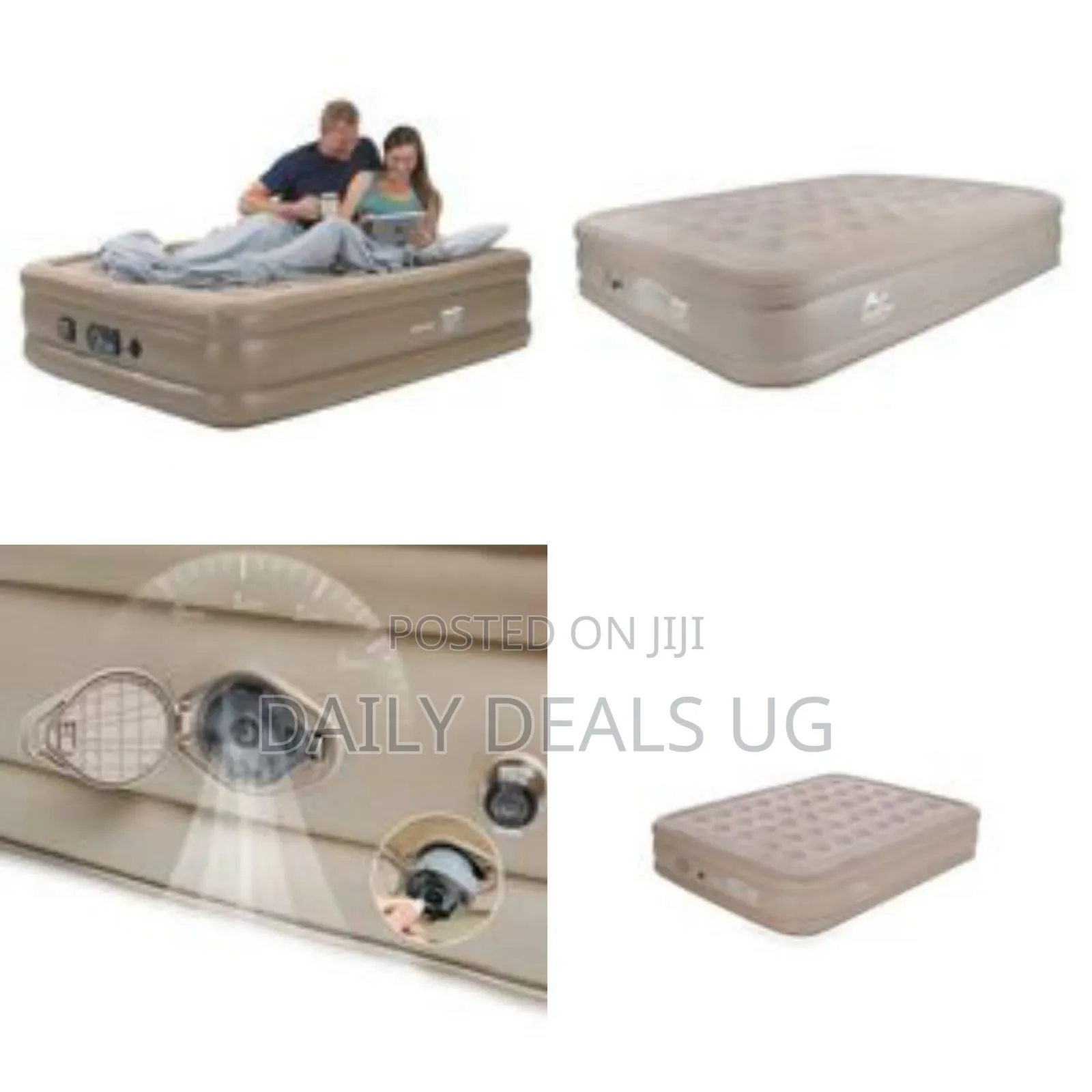 Premium Elevated Inflatable Air Mattress With Built-in Pump