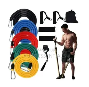 Resistance Bands Set - 11pc, Exercise Bands for Men/Women