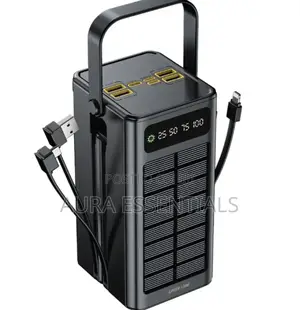 Green Lion Solar X 60000mah Power Bank Pd 20w - Black