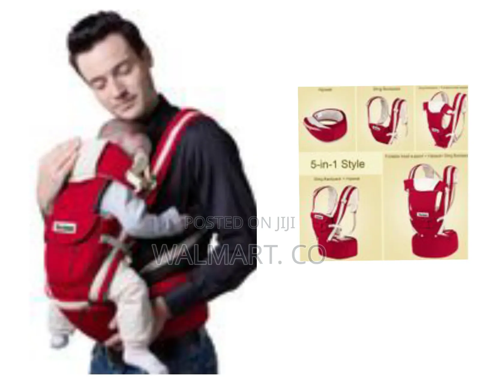 Baby Carrier 6 in 1 With Waist Hip Seat Stool