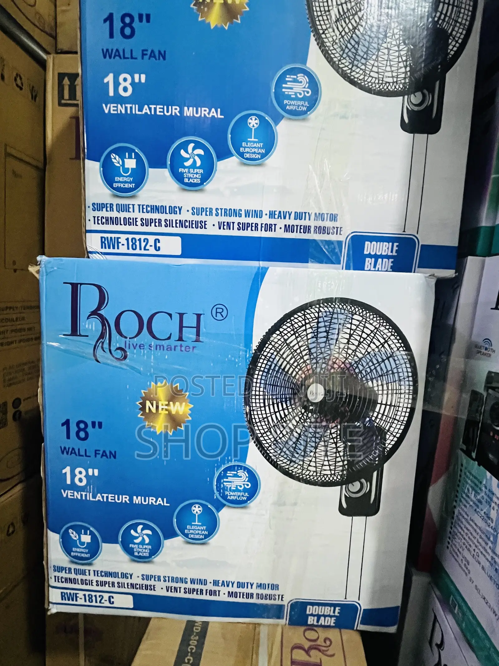 Roch 18 Wall Fan 2 Yrs Warranty