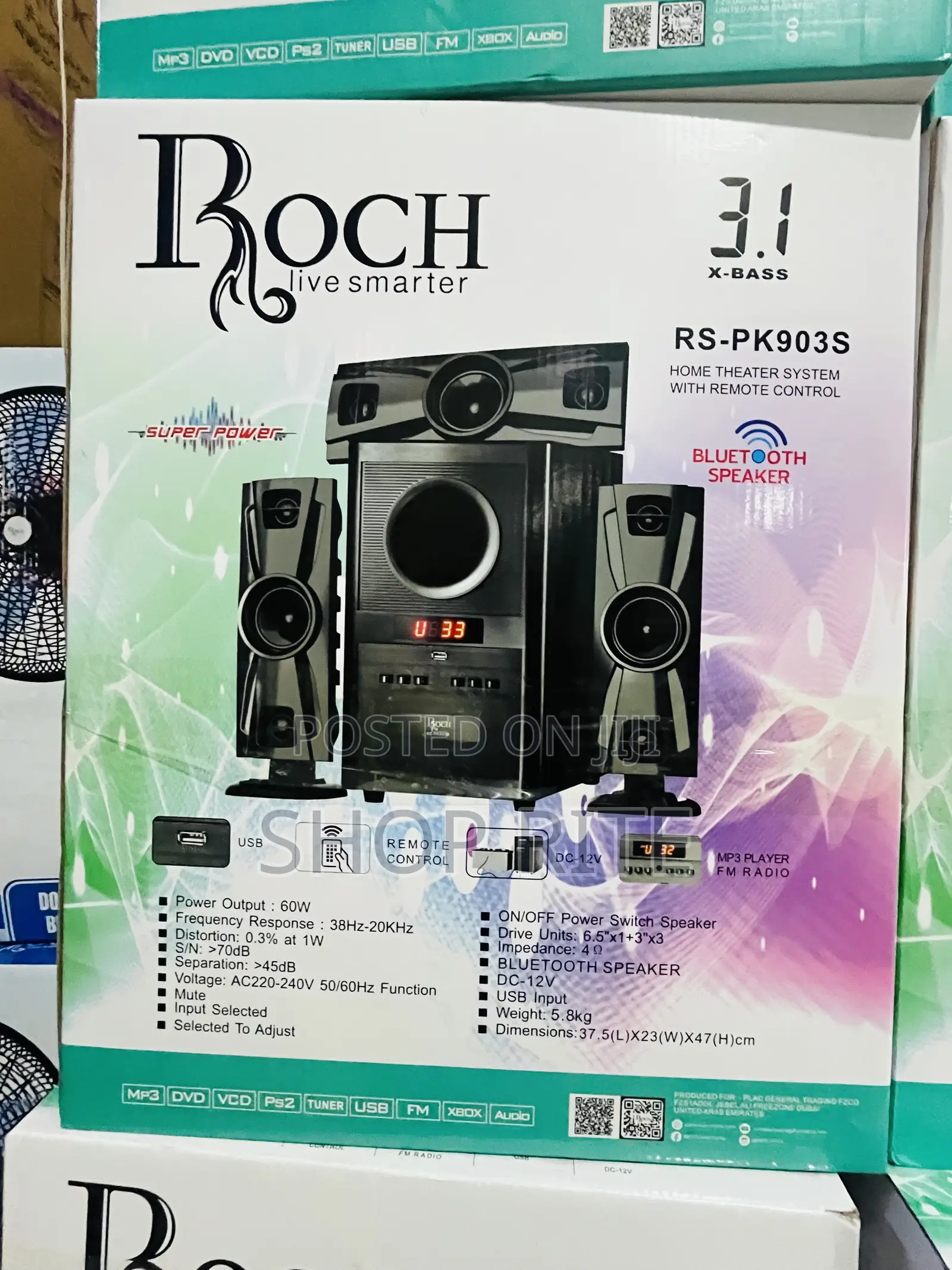 Roch New Active Sounds Sub Woofers