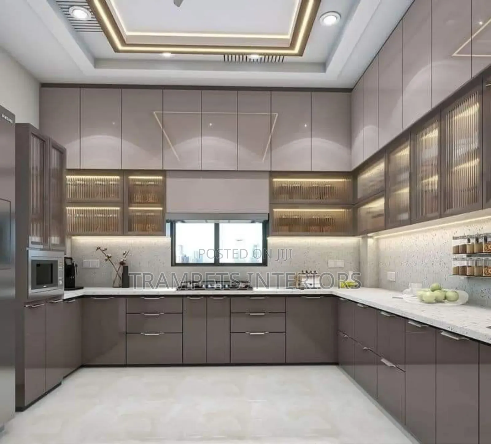 Kitchen Cabinets/ Modern Two Level Shelves Book Now