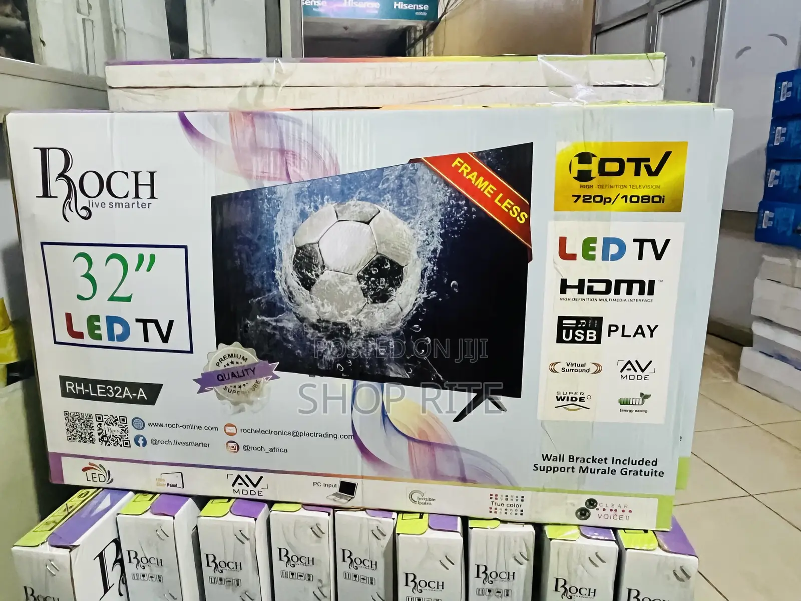 Roch 32 Inches Original 3yrs Warranty Tv
