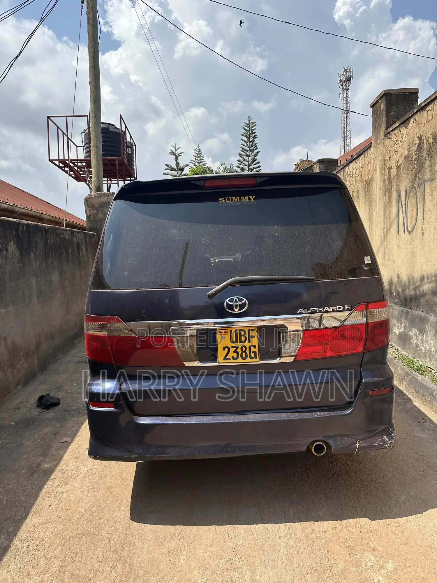 Toyota Alphard 2.4 Petrol AWD 2008 Blue