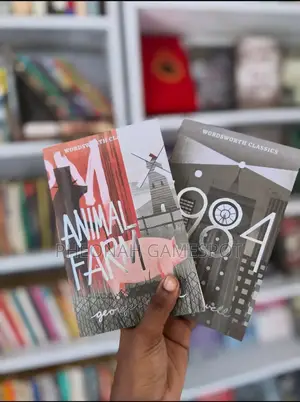 1984 and the Animal Farm. All Books by George Orwell. Each at 200000