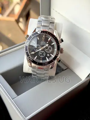 Omega Metallic Strap Watch