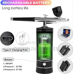 Rechargeable Air Kit Brush Compressor