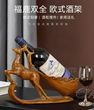 Deer-Shaped Wine Bottle Holder