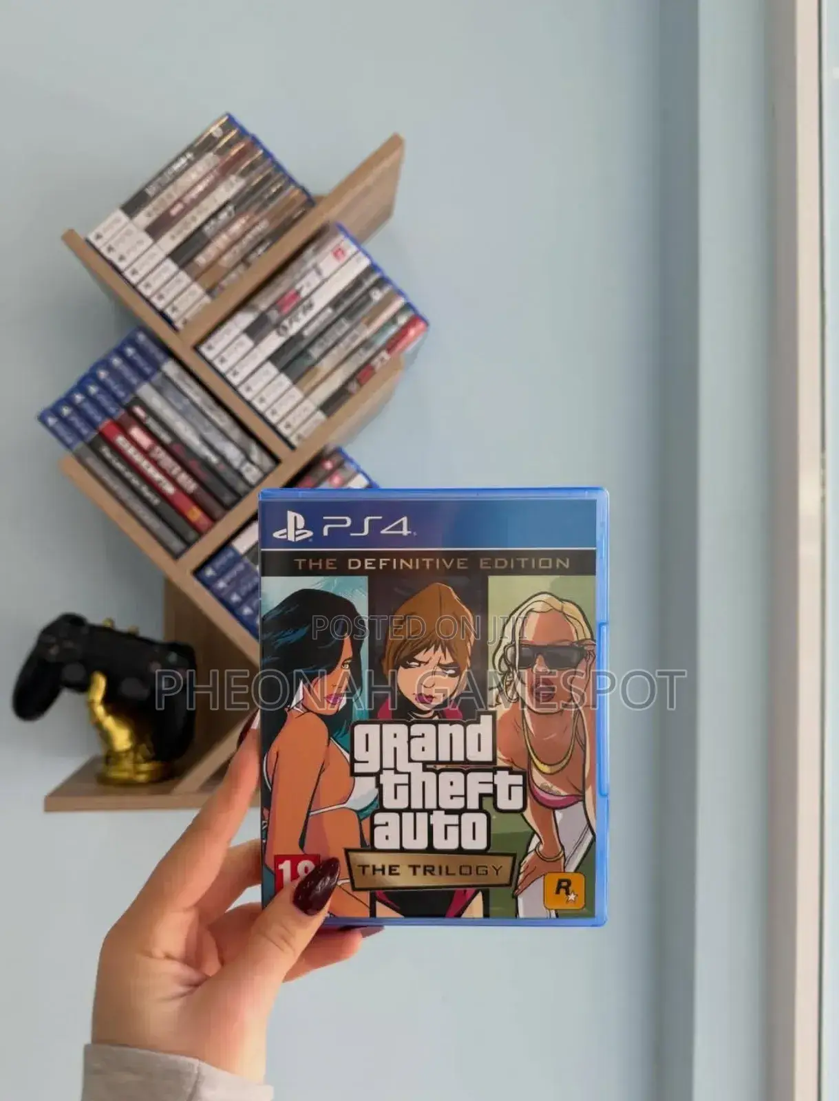 Gta the Trilogy Game Cd for Ps4. Liberty City and Vice City Are Here