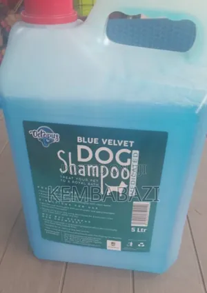 5ltrs Octopus Blue Velvet Dog Shampoo (Medicated)