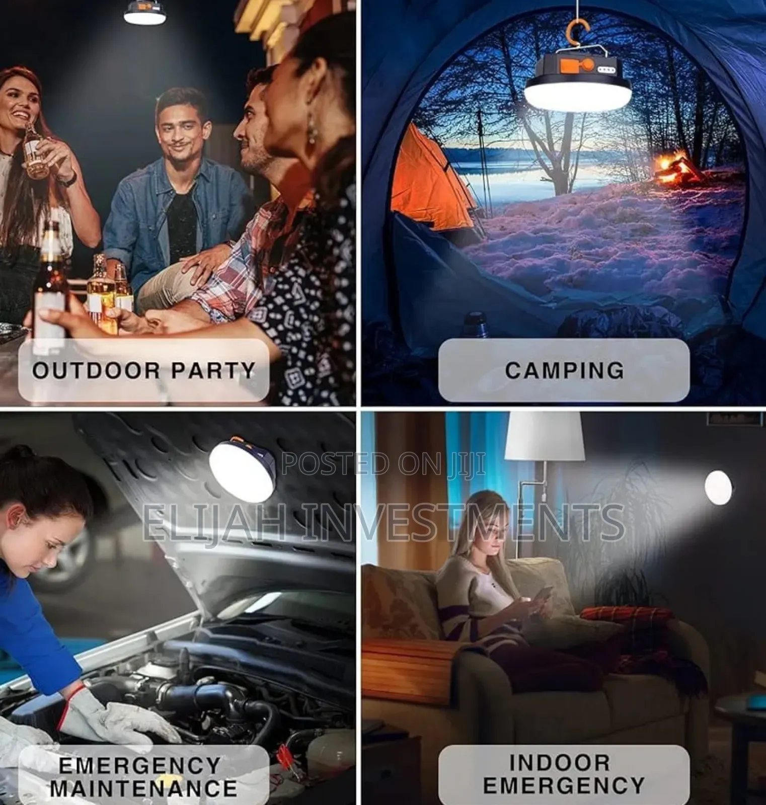 Multfunctional Powerful Rechargeable Camping Lantern