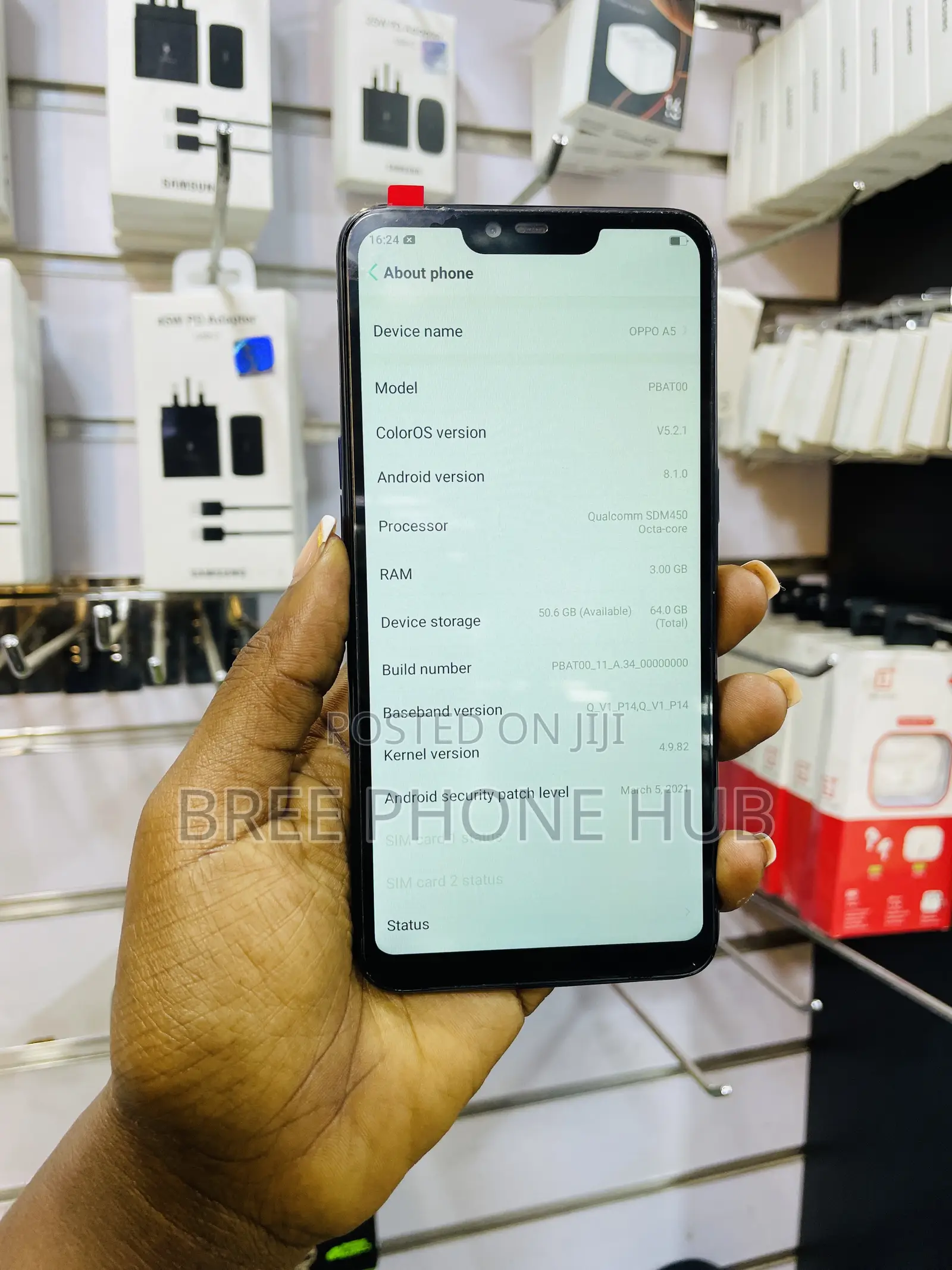 Oppo A5 64 GB Blue