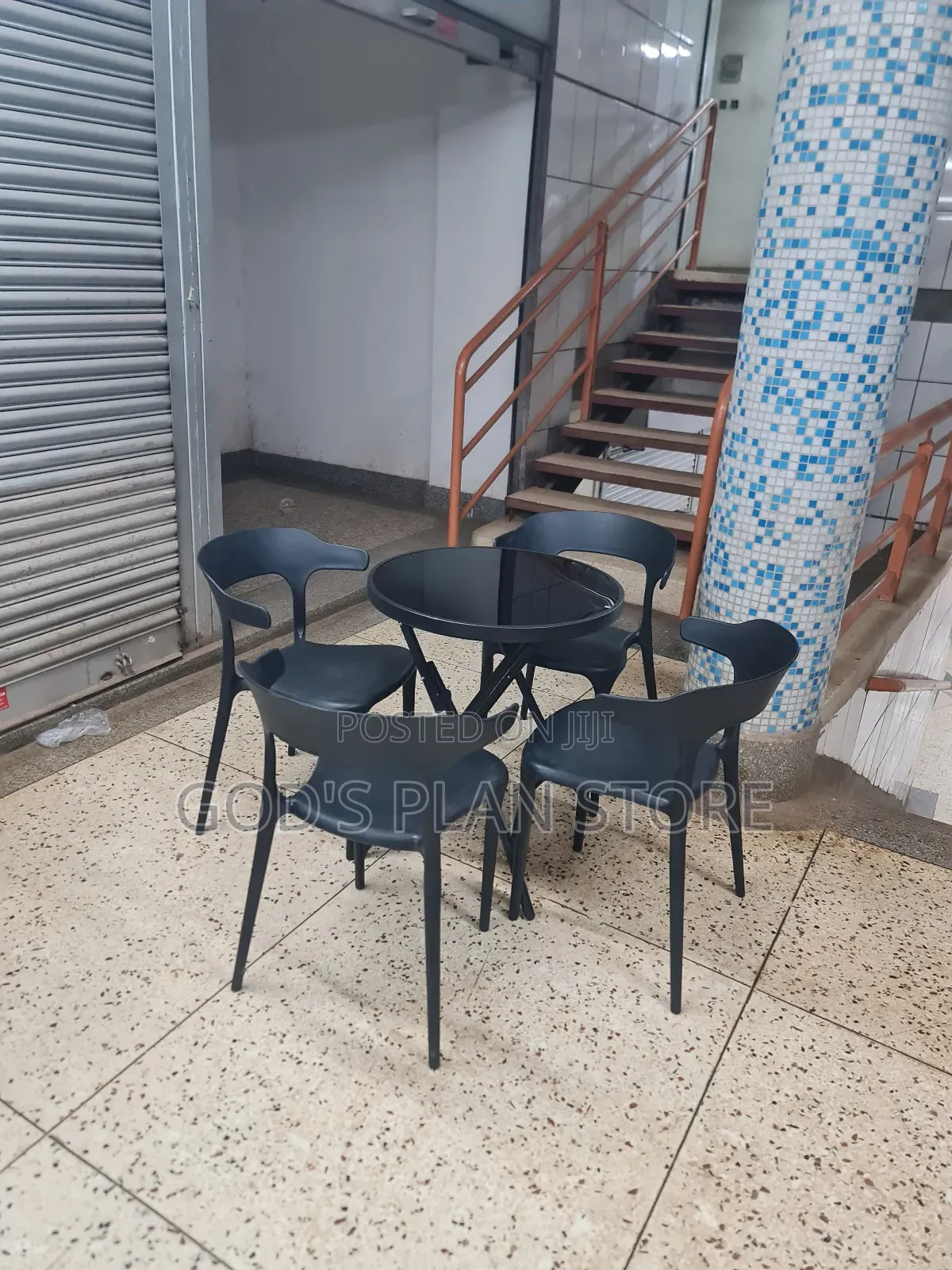 4 Seater Outdoor Folding Table and Chairs Dining Furniture