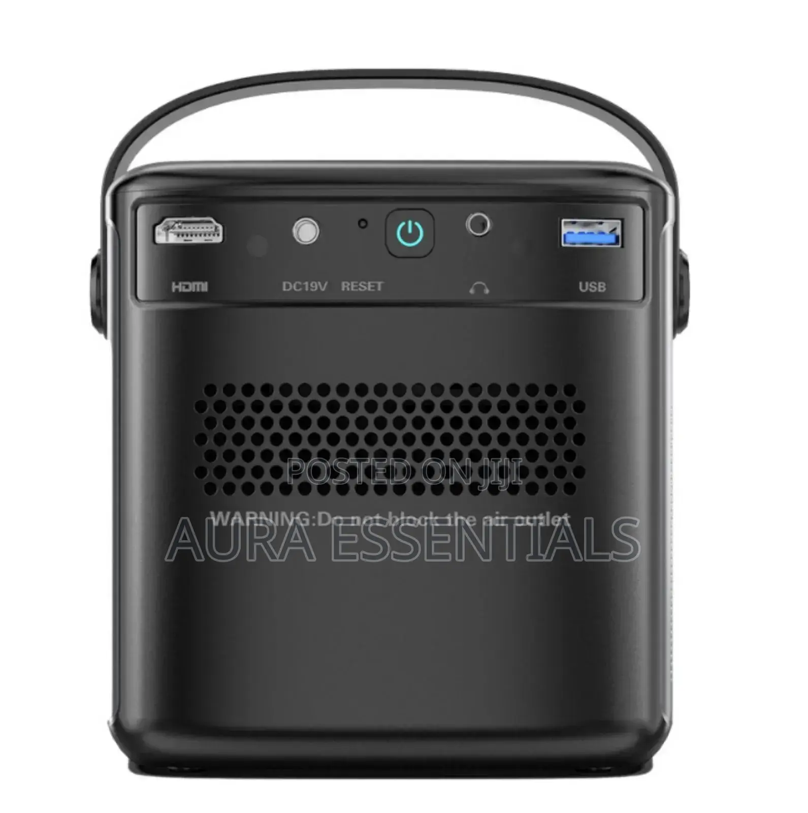 Powerology Starbeam 100" Google DLP Rechargeable Projector - Black