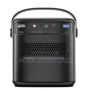 Powerology Starbeam 100" Google DLP Rechargeable Projector - Black