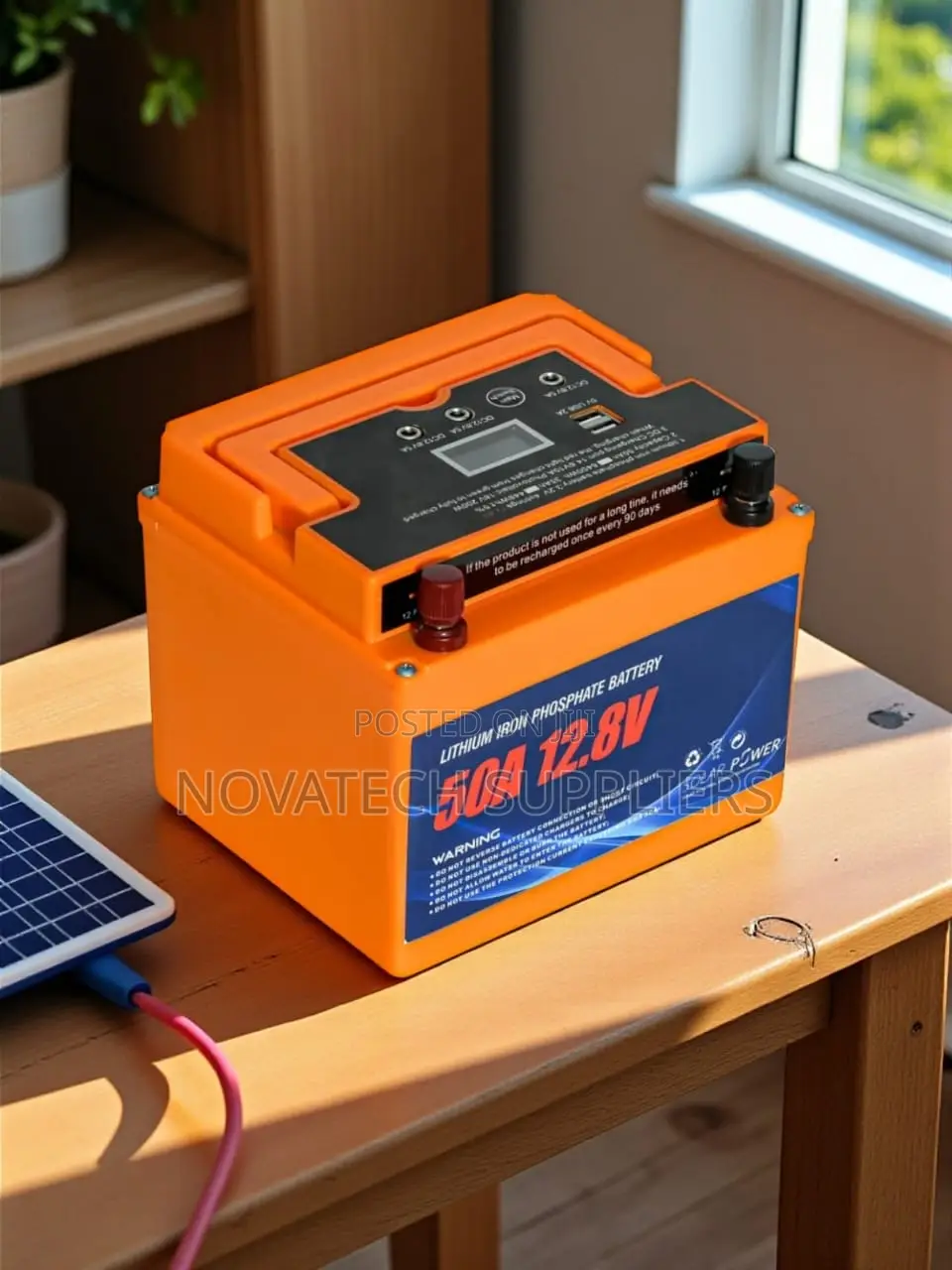 Brand New Lc Star 50a Solar Lithium Battery – 12v