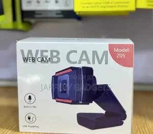 Webcam Z05 – Usb Plug Play With Built-in Microphone