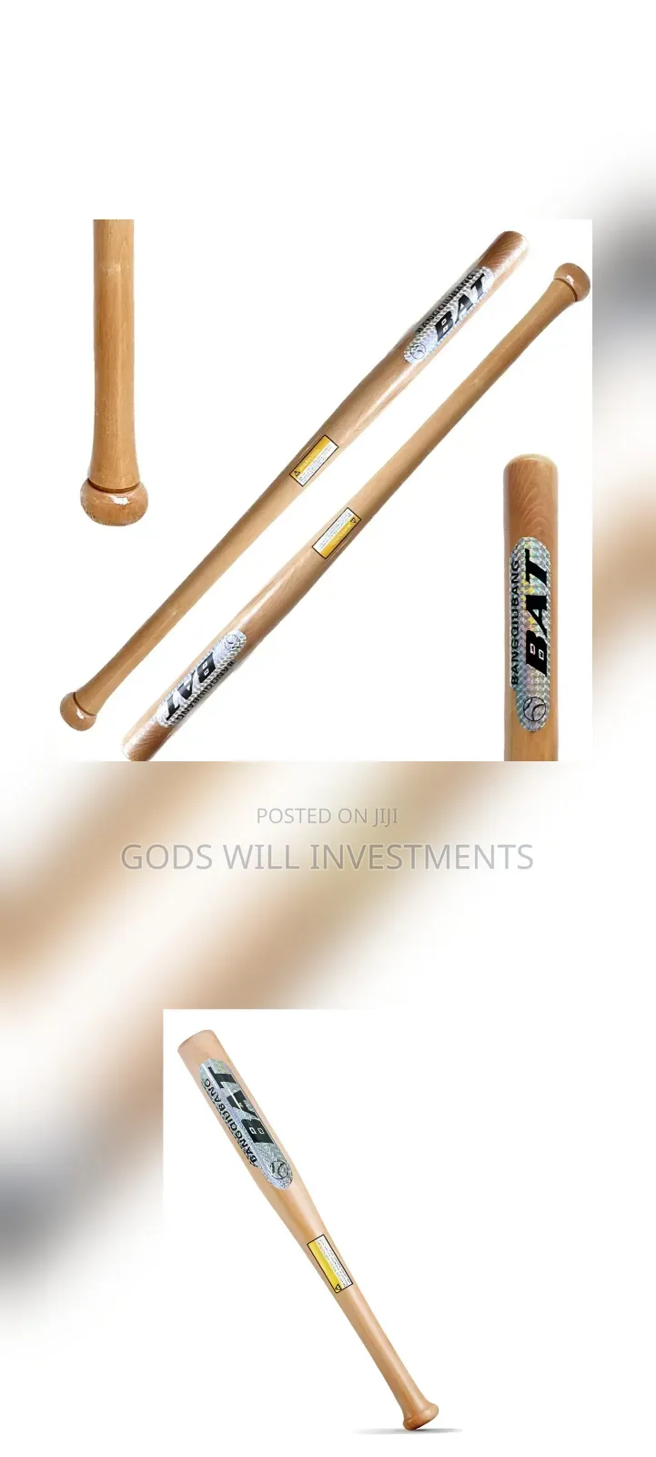 Wooden Baseball Bat
