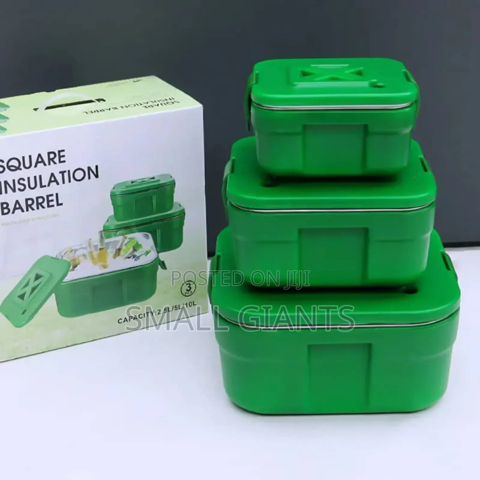 3 Piece Of 2.5l/5l/10l Insulated Water Cooler Ice Chiller Boxes in ...