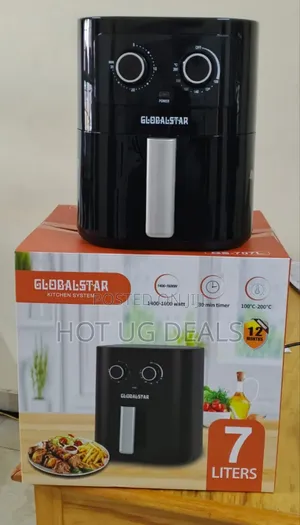 Globalstar 7l Oil Free Healthy Air Fryer - Black