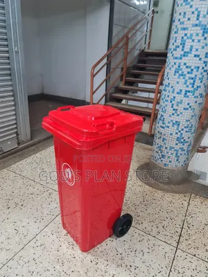 Two Wheels 120litres Plastic Dust Bins Plastic Dust Bins