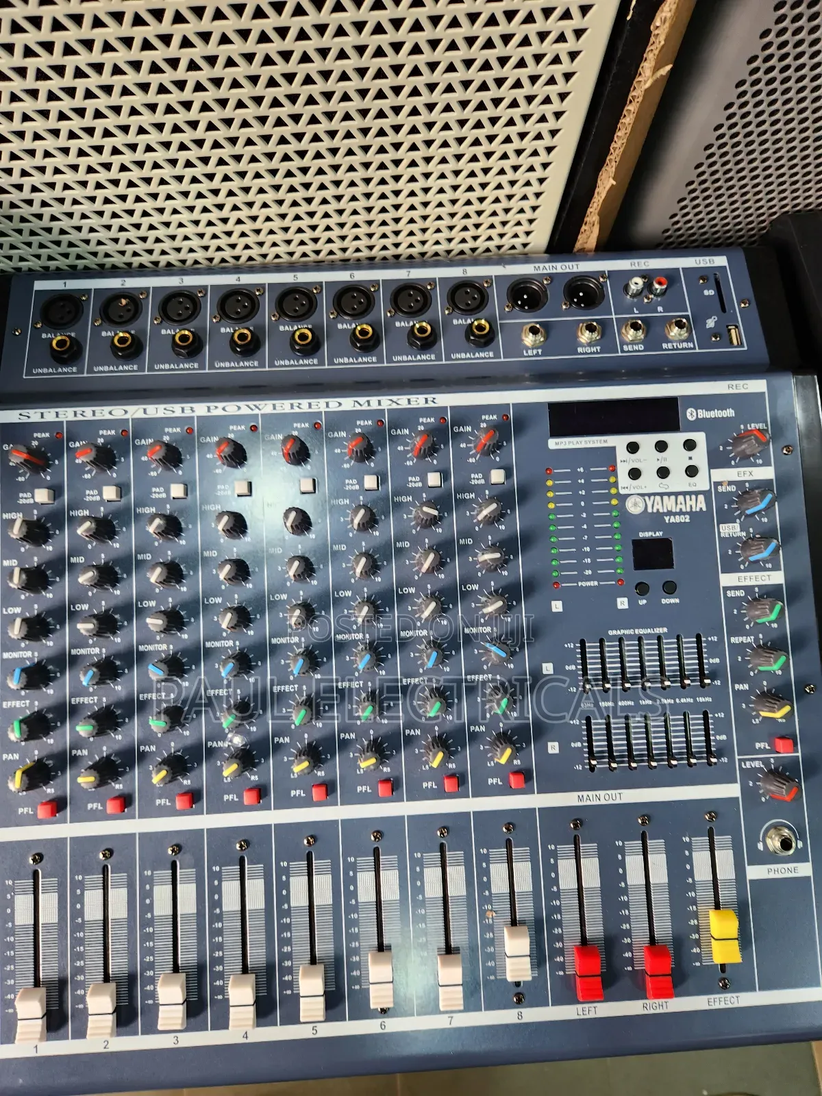 Yamaha Amp Mixer Ya802 8channel