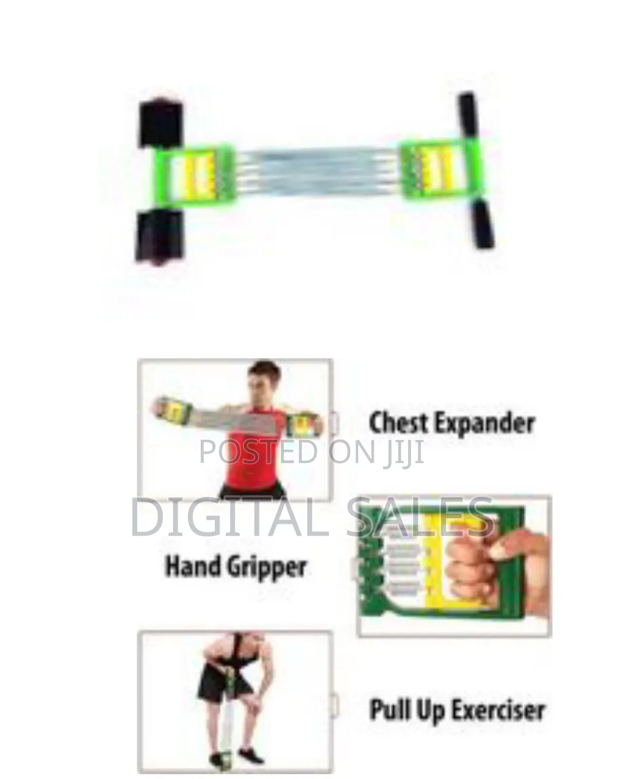Multi-Functional Spring Chest Expander Resistance Trainer