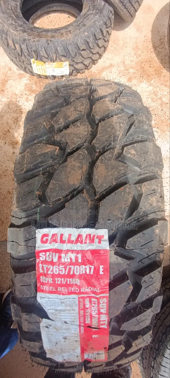 Lt265/70r17 Mt Gallant